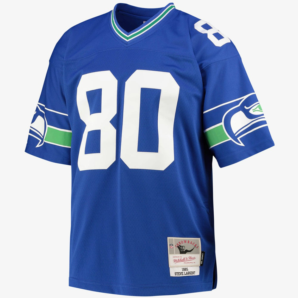 Seattle Seahawks 1985 Steve Largent Jersey - Navy on sale