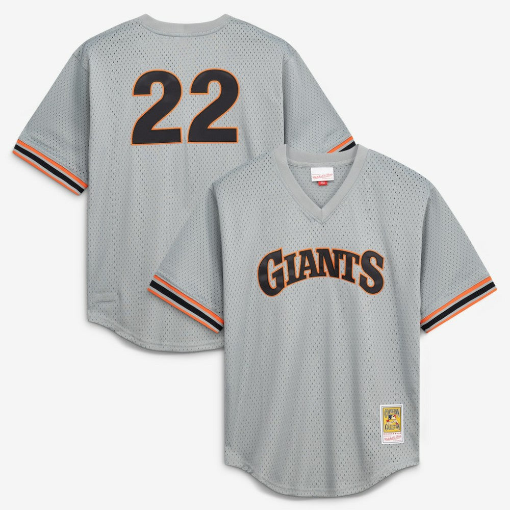Will Clark San Francisco Giants Authentic Batting Practice Jersey - Gray
