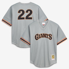 Will Clark San Francisco Giants Authentic Batting Practice Jersey - Gray