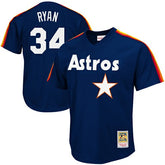 Nolan Ryan Houston Astros Authentic Batting Practice Jersey - Navy
