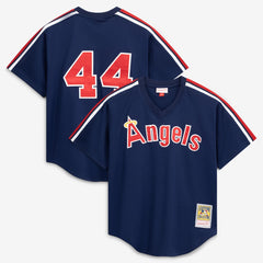 Reggie Jackson California Angels Authentic Batting Practice Jersey - Navy