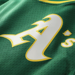 Rickey Henderson Athletics Authentic Batting Practice Jersey - Green