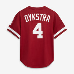 Lenny Dykstra Philadelphia Phillies Authentic Batting Practice Jersey - Scarlet