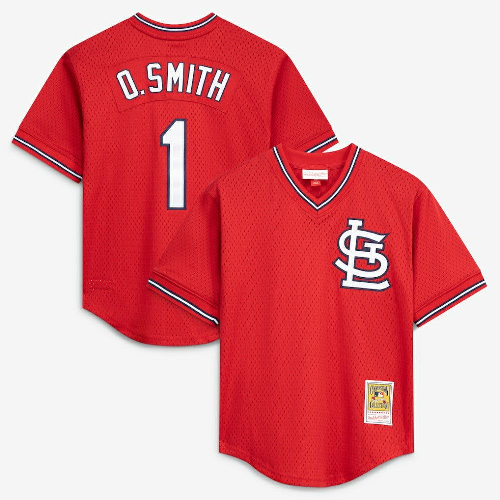 Ozzie Smith St. Louis Cardinals Authentic Batting Practice Jersey - Scarlet