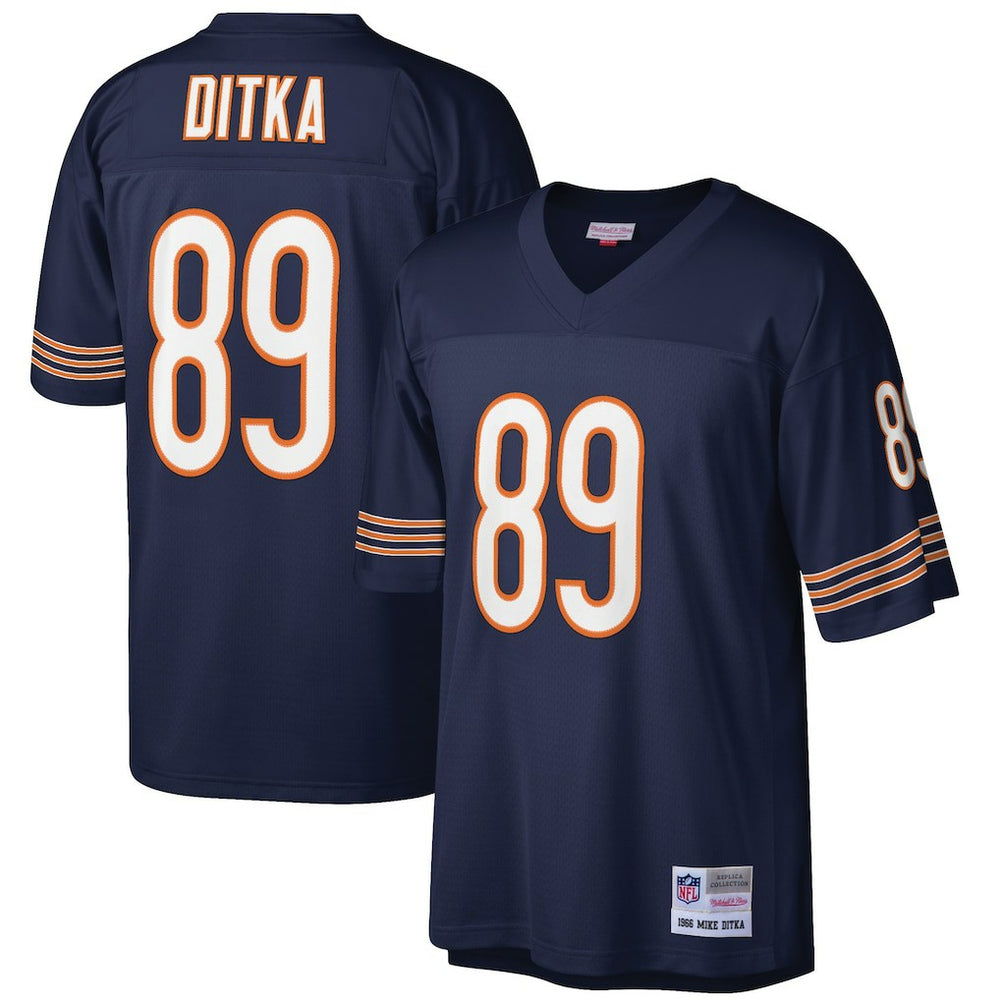 Mike Ditka Chicago Bears Retired Player Legacy Replica Jersey - Navy discount