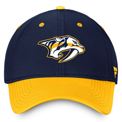 Nashville Predators Fanatics Authentic Pro Rink Two-Tone Flex Hat – Navy/Gold