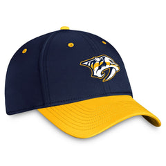 Nashville Predators Fanatics Authentic Pro Rink Two-Tone Flex Hat – Navy/Gold