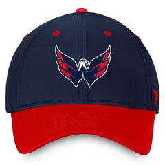 Washington Capitals Fanatics Authentic Pro Rink Two-Tone Flex Hat – Navy/Red
