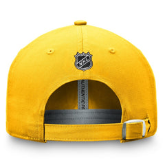 Nashville Predators Fanatics Authentic Pro Prime Adjustable Hat – Gold
