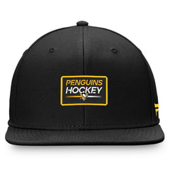 Pittsburgh Penguins Fanatics Authentic Pro Prime Snapback Hat – Black