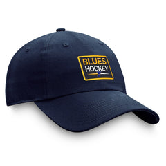 St. Louis Blues Fanatics Authentic Pro Prime Adjustable Hat – Navy