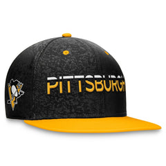 Pittsburgh Penguins Fanatics Authentic Pro Rink Two-Tone Snapback Hat – Black/Gold