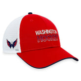 Washington Capitals Fanatics Authentic Pro Rink Trucker Adjustable Hat Red