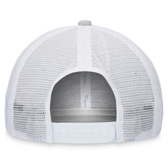 Boston Red Sox Logo Trucker Adjustable Hat Heather Gray/White