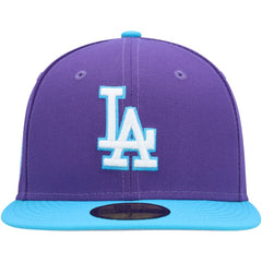 Los Angeles Dodgers Vice 59FIFTY Fitted Hat Purple | New Era