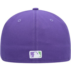 San Francisco Giants Lime Side Patch 59FIFTY Fitted Hat Purple | New Era