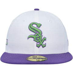 Chicago White Sox Side Patch 59FIFTY Fitted Hat White | New Era