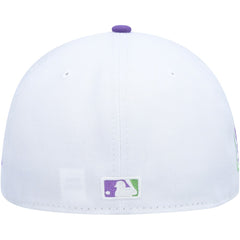 Los Angeles Dodgers 2020 World Series Side Patch 59FIFTY Fitted Hat White | New Era