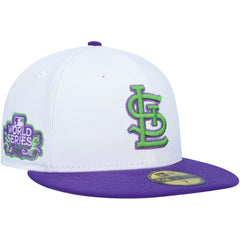 St. Louis Cardinals 2011 World Series Side Patch 59FIFTY Fitted Hat White | New Era