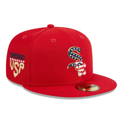 Chicago White Sox 2023 Fourth of July 59FIFTY Fitted Hat Red | New Era