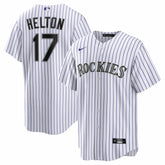 Todd Helton Colorado Rockies Home Retired Player Replica Jersey - White