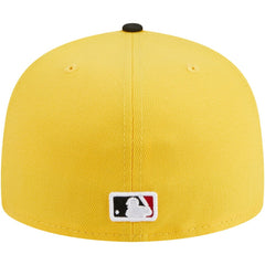 Chicago White Sox Grilled 59FIFTY Fitted Hat Yellow/Black | New Era