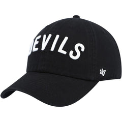 New Jersey Devils '47 Clean Up Adjustable Hat Black