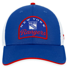 New York Rangers Fanatics Fundamental Adjustable Hat Blue/White