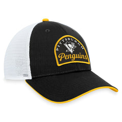 Pittsburgh Penguins Fanatics Fundamental Adjustable Hat Black/White