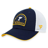 St. Louis Blues Fanatics Fundamental Adjustable Hat Navy/White