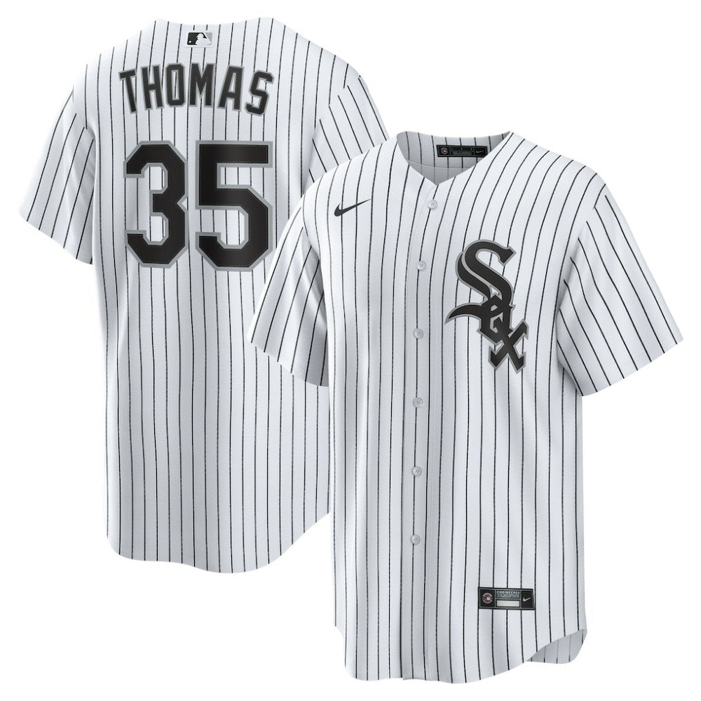 Frank Thomas Chicago White Sox Home Retired Player Replica Jersey - White