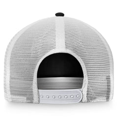 Pittsburgh Penguins Fanatics Women's Fundamental Trucker Adjustable Hat Black/White