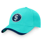 Seattle Kraken Fanatics Fundamental Adjustable Hat Light Blue