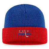 Washington Capitals Fanatics Heritage Vintage Cuffed Knit Hat Blue/Red