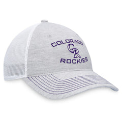 Colorado Rockies Trucker Adjustable Hat Gray