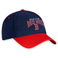 Boston Red Sox Stacked Logo Flex Hat Navy/Red