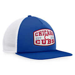 Chicago Cubs Foam Front Patch Trucker Snapback Hat Royal