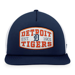 Detroit Tigers Foam Front Patch Trucker Snapback Hat Navy