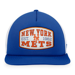New York Mets Foam Front Patch Trucker Snapback Hat Royal