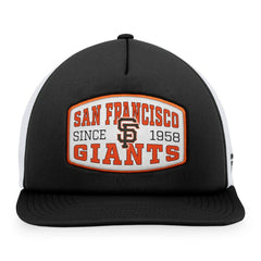 San Francisco Giants Foam Front Patch Trucker Snapback Hat Black