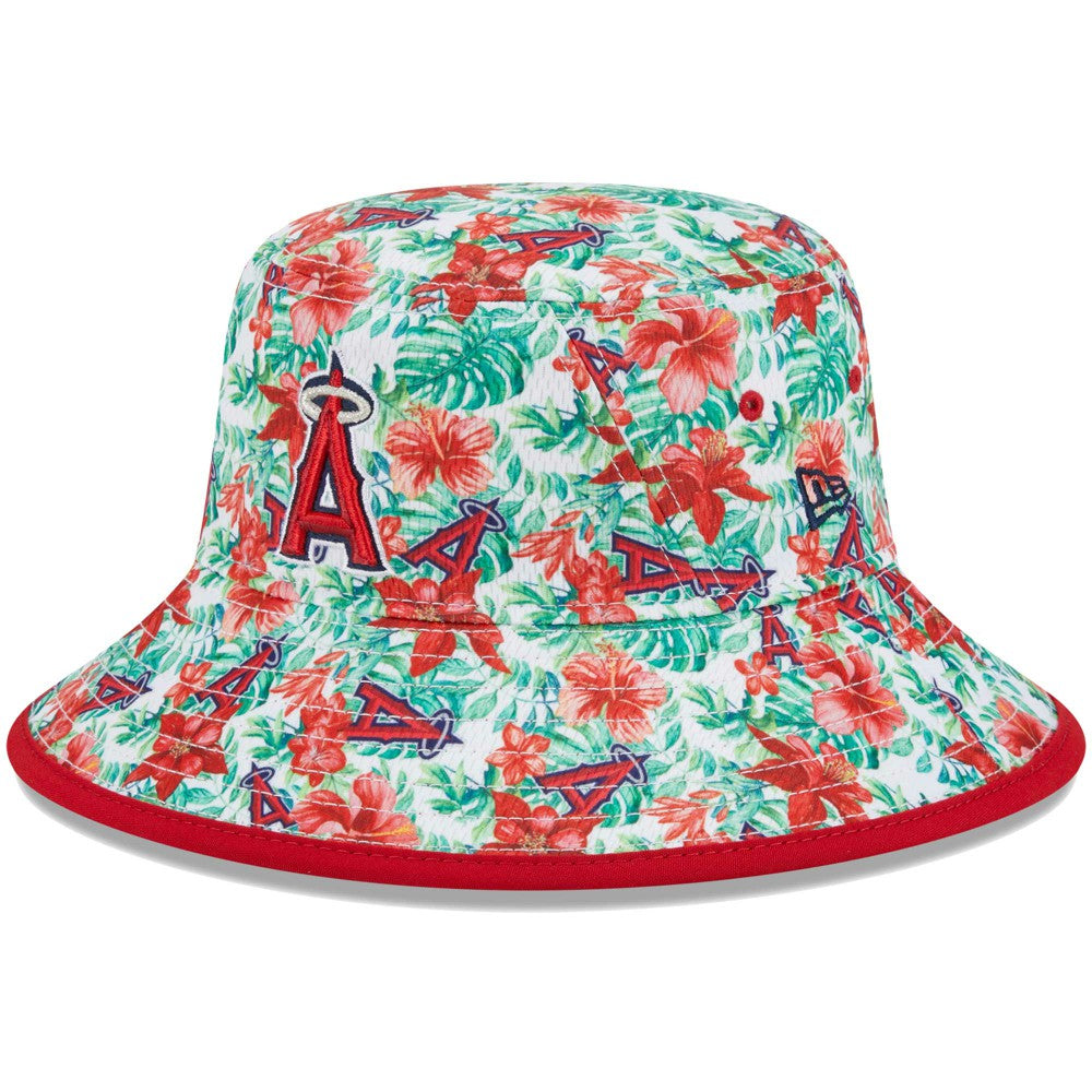 Los Angeles Angels Tropic Floral Bucket Hat | New Era