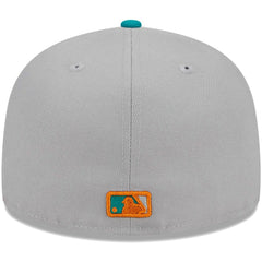 Chicago Cubs 59FIFTY Fitted Hat Gray/Teal | New Era