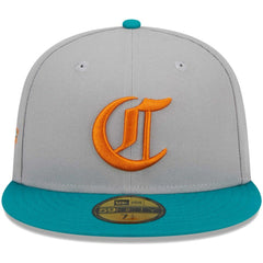 Cincinnati Reds 59FIFTY Fitted Hat Gray/Teal | New Era