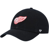 Detroit Red Wings '47 Clean Up Adjustable Hat Black