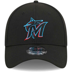 Miami Marlins Logo 39THIRTY Flex Hat Black | New Era