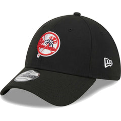 New York Yankees Logo 39THIRTY Flex Hat Black | New Era