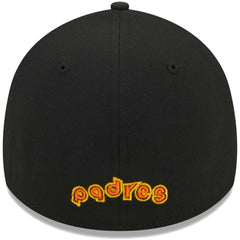 San Diego Padres Logo 39THIRTY Flex Hat Black | New Era