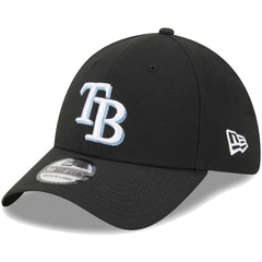 Tampa Bay Rays Logo 39THIRTY Flex Hat Black | New Era