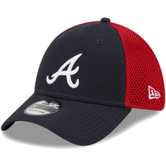 Atlanta Braves Team Neo 39THIRTY Flex Hat Navy | New Era