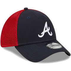 Atlanta Braves Team Neo 39THIRTY Flex Hat Navy | New Era